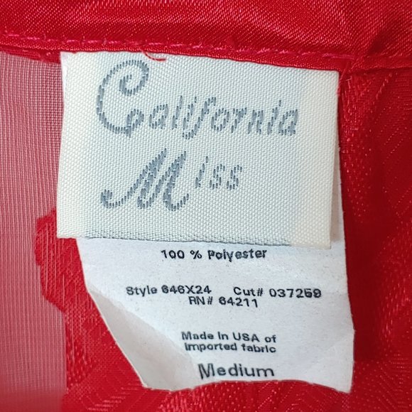 Retro 90s/Y2K Sheer Floral Lace & Satin Cropped Blouse Size M - Picture 4 of 8